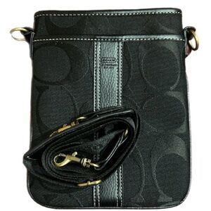 Coach Signature Black Crossbody Bag